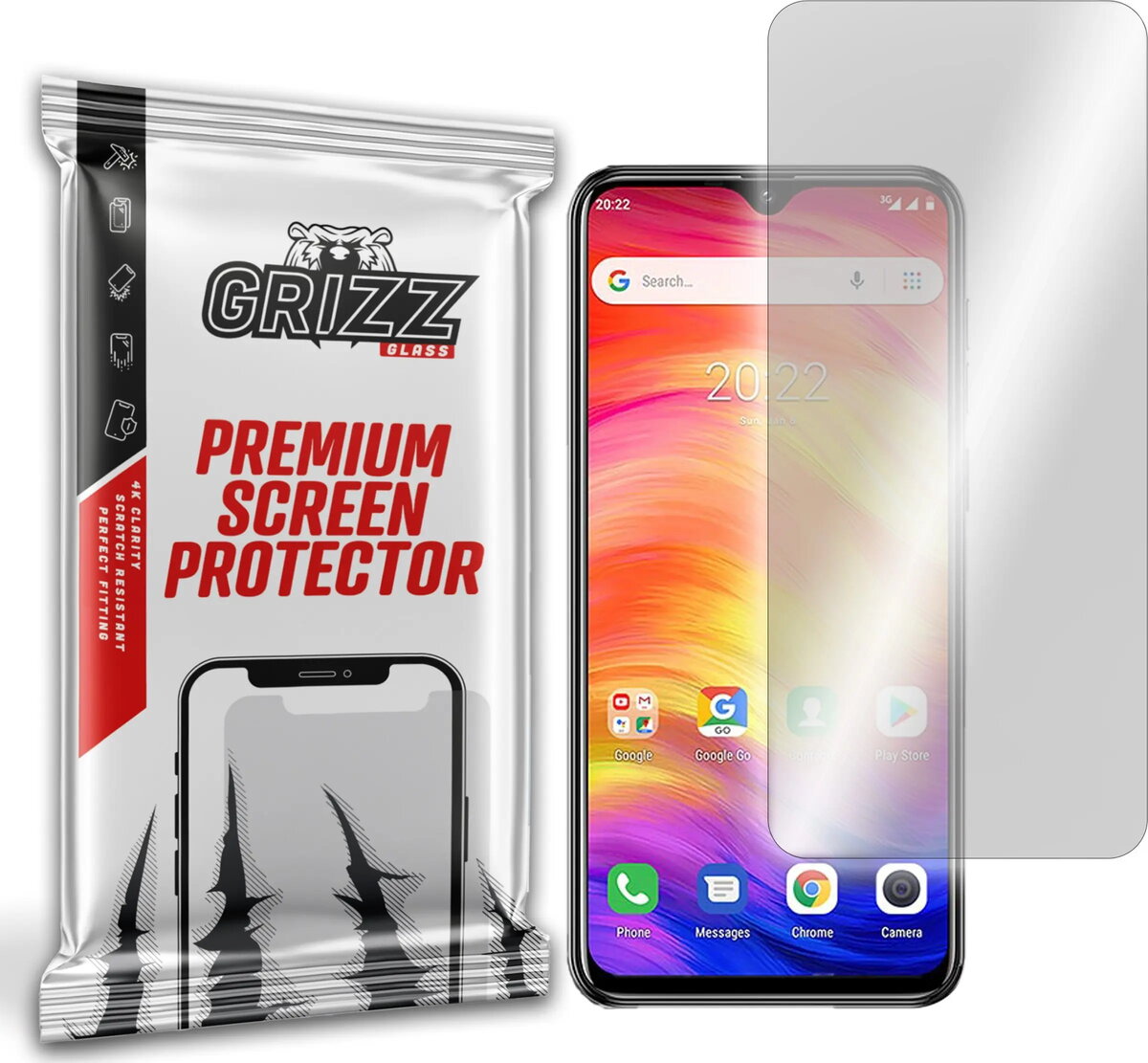 Hibrīdais aizsargstikls GrizzGlass priekš Ulefone Note