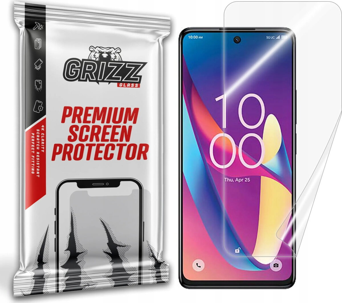 Aizsargplēve GrizzGlass CeramicFilm priekš TCL 50