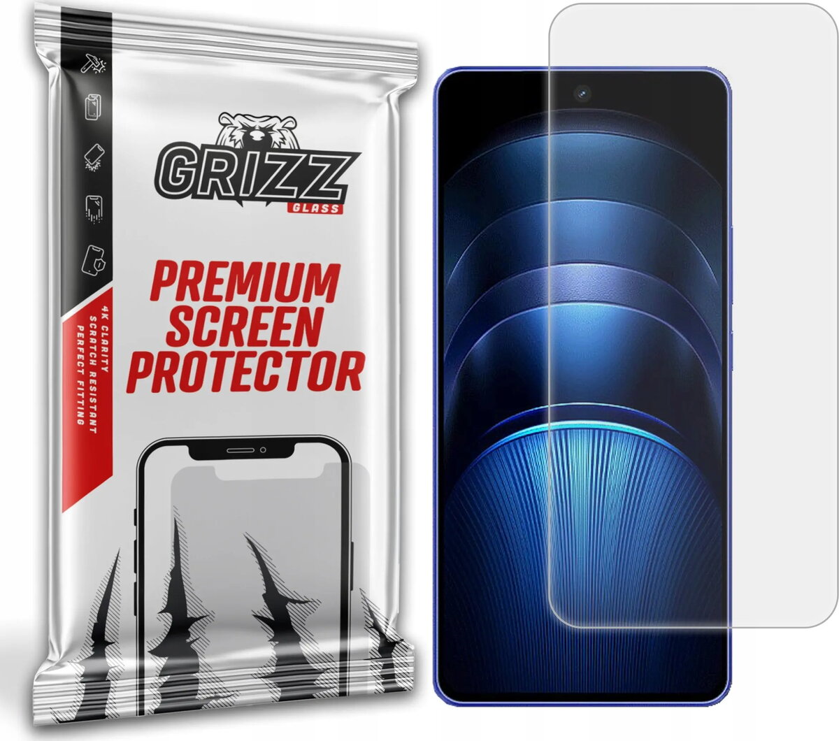 Matēta ekrāna aizsargplēve GrizzGlass PaperScreen priekš