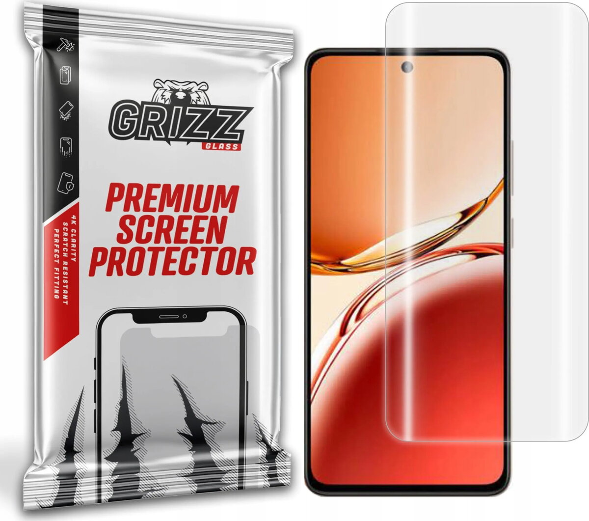 Hidrogēla plēve GrizzGlass Hydrofilm priekš Oppo