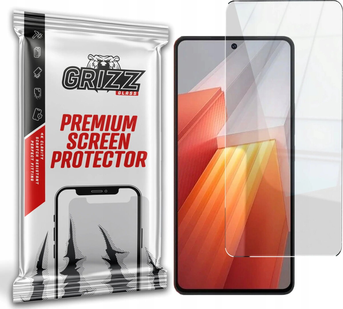 Aizsargstikls GrizzGlass HybridGlass priekš vivo iQOO