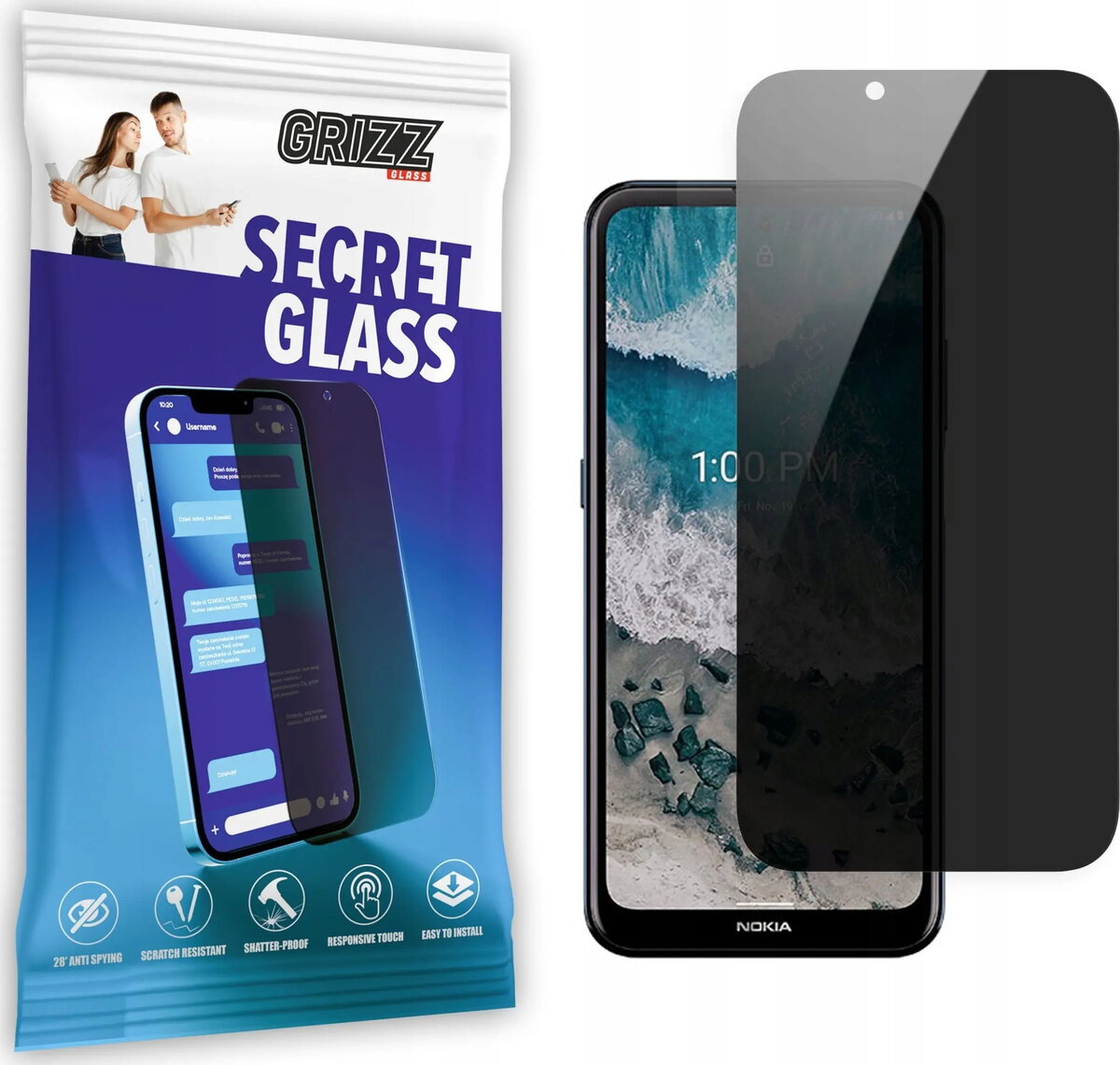 Privātuma rūdīts stikls GrizzGlass SecretGlass priekš