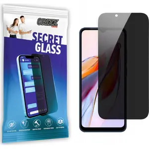 Закалённое приватное защитное стекло GrizzGlass для Xiaomi Redmi 12C, модель GRZ5243