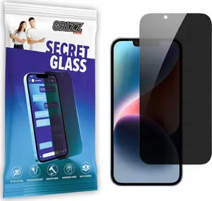 Защитное приватное стекло GrizzGlass SecretGlass для Apple iPhone 14 Plus (приватный защитный экран)