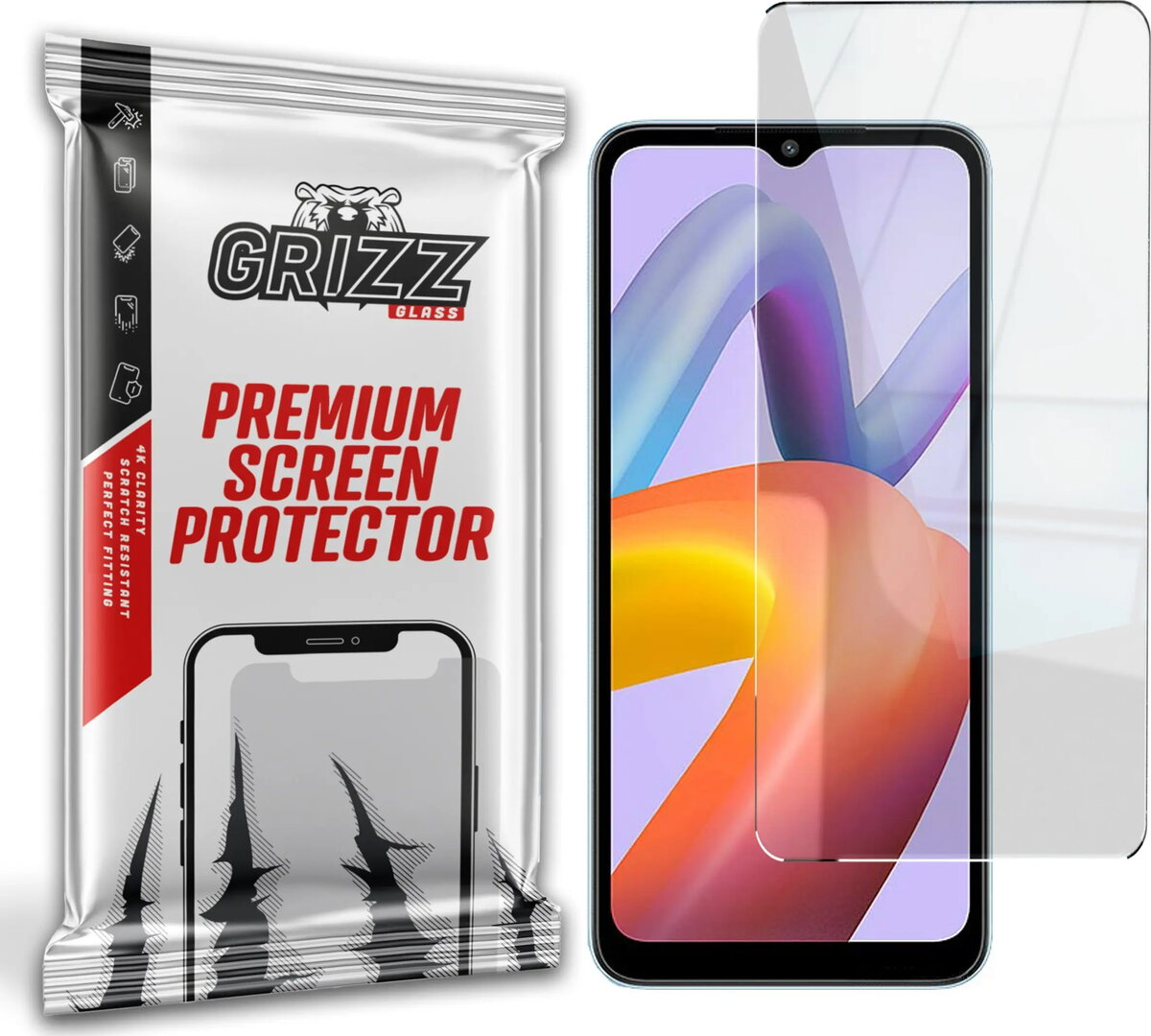 Ekrāna aizsargstikls GrizzGlass HybridGlass priekš Xiaomi