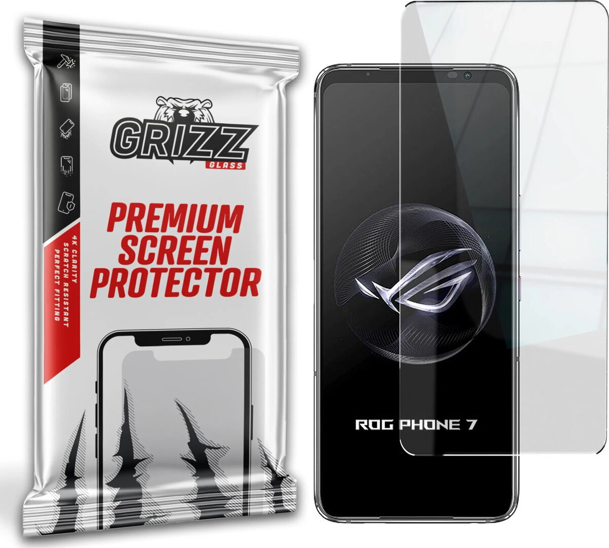 GrizzGlass hibrīda ekrāna aizsargs priekš Asus