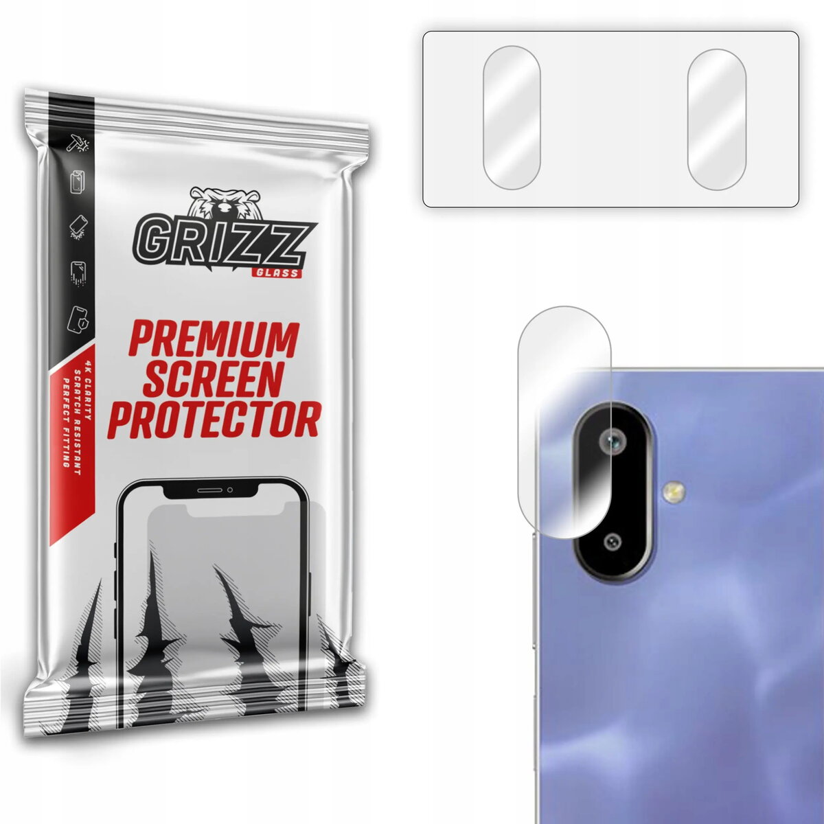Kameras aizsargstikls GrizzGlass HybridGlass priekš Samsung