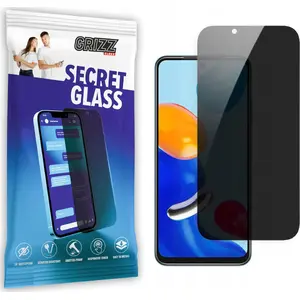 Защитное приватное стекло GrizzGlass для Xiaomi Redmi Note 11T Pro+ (SecretGlass) — GrizzGlass Szkło prywatyzujące