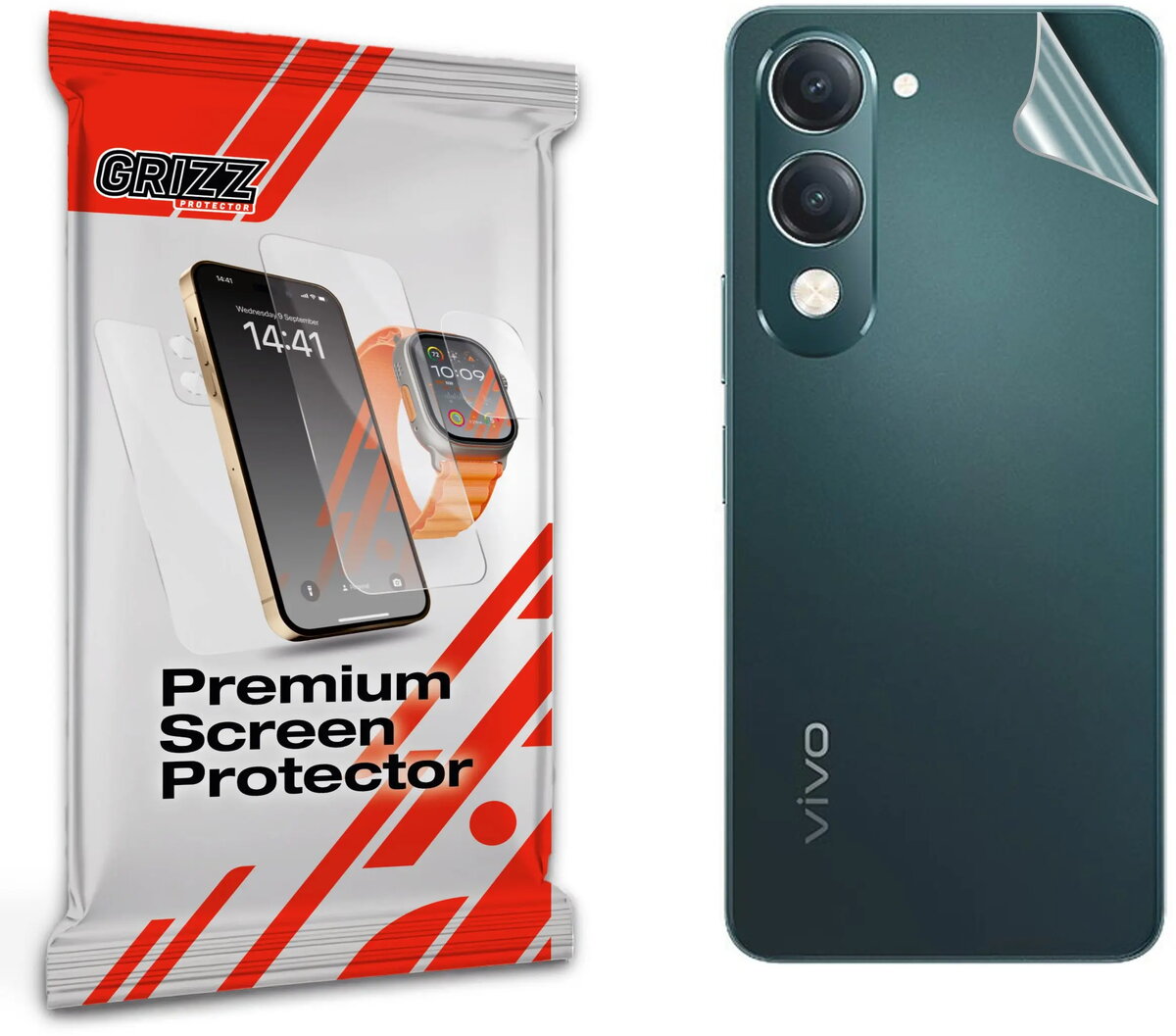 GrizzGlass aizsargplēve SatinSkin aizmugurei Vivo Y29s