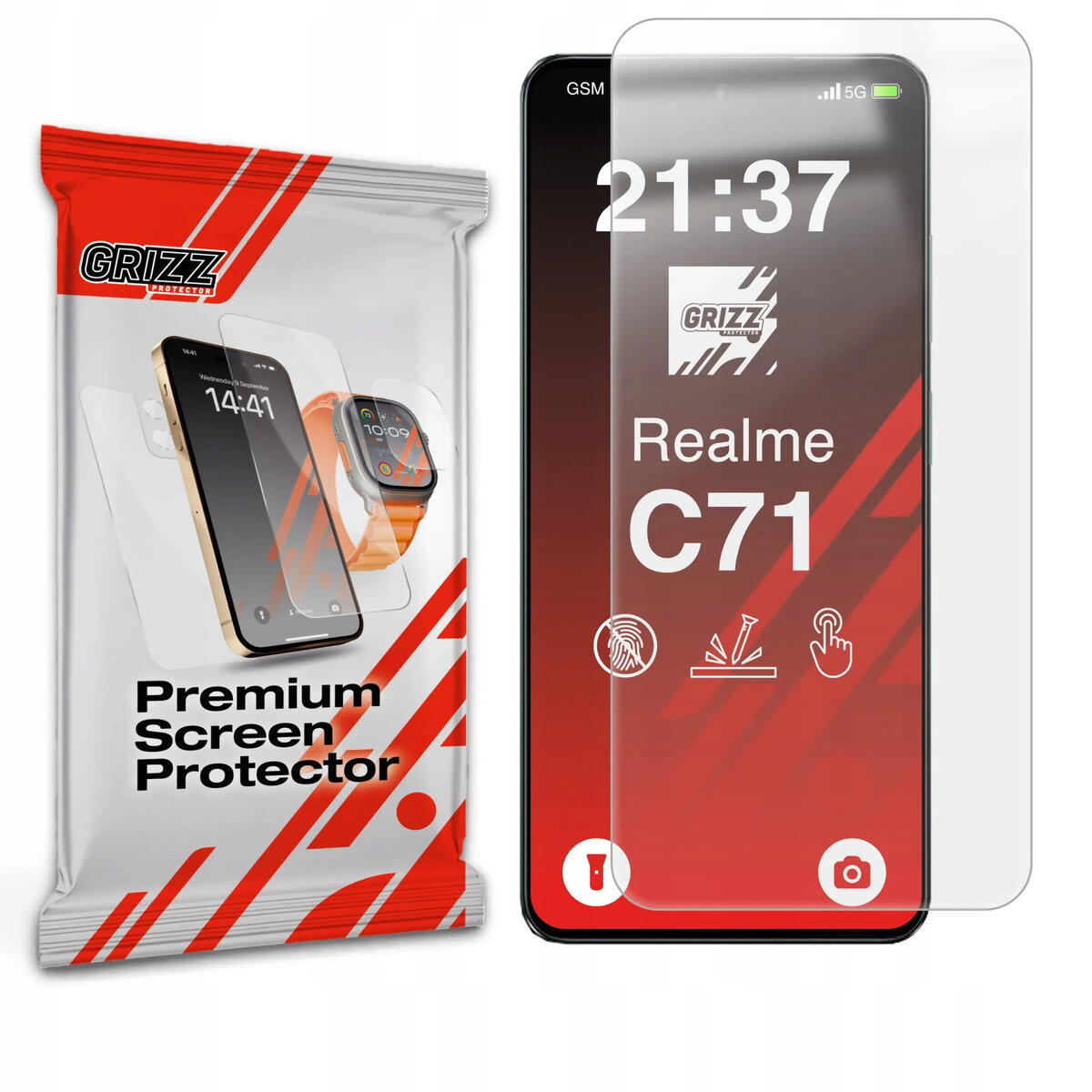 Matēta plēve GrizzGlass PaperScreen priekš Realme