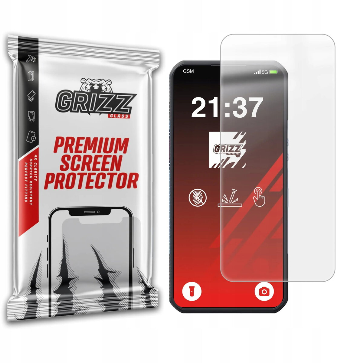 Matēta plēve GrizzGlass PaperScreen priekš Oukitel
