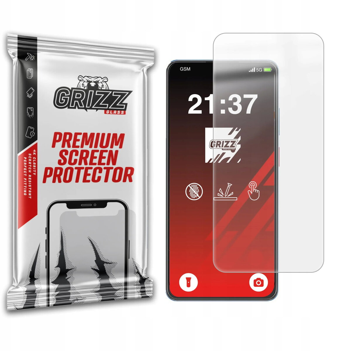 Matēta ekrāna aizsargplēve GrizzGlass PaperScreen priekš