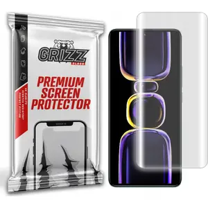 Screen protector GrizzGlass Hydrofilm for Xiaomi Redmi K60 — hydrogel film, flexible, self-healing