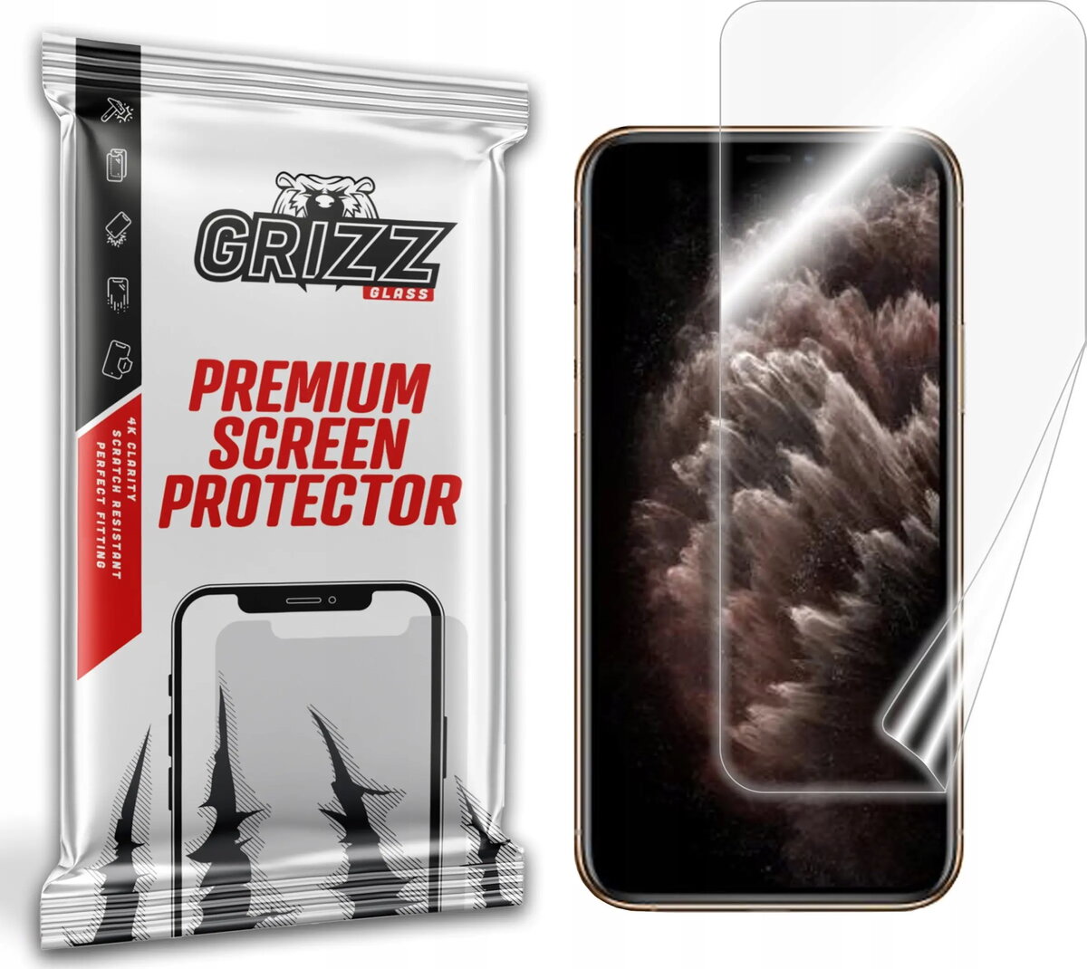Aizsargplēve GrizzGlass CeramicFilm priekš Apple iPhone