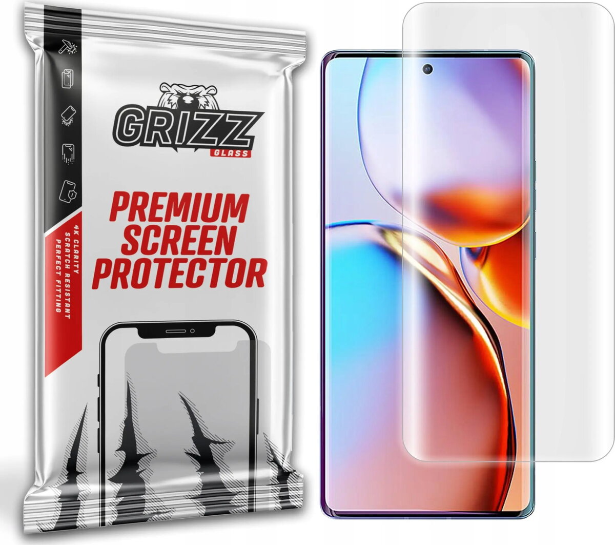 GrizzGlass hidrofilma ekrāna aizsargplėksne Motorola Edge
