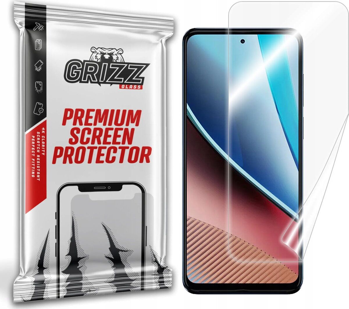 Ekrāna aizsargplēve GrizzGlass CeramicFilm priekš Motorola