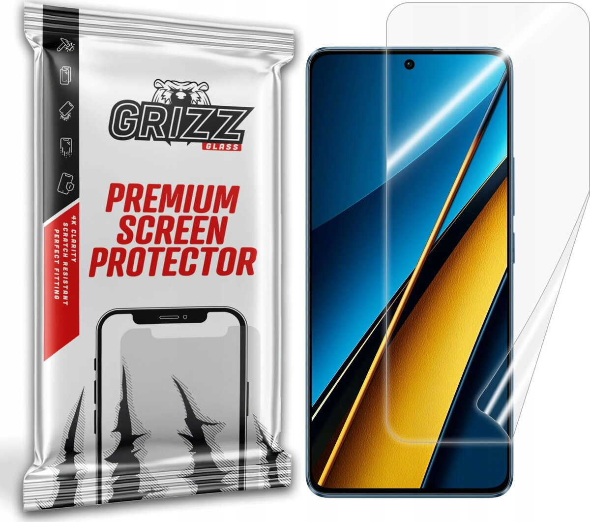 Aizsargplēve GrizzGlass CeramicFilm priekš Xiaomi Poco