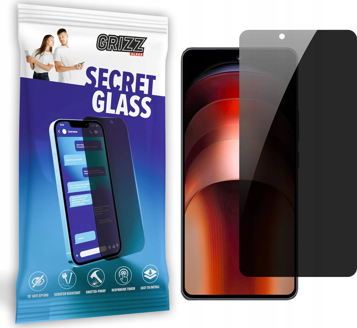 Privātuma rūdīts stikls GrizzGlass SecretGlass priekš