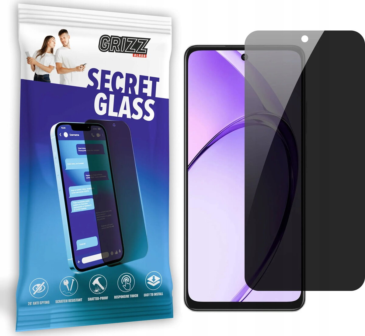 Privātuma rūdīts stikls GrizzGlass SecretGlass priekš