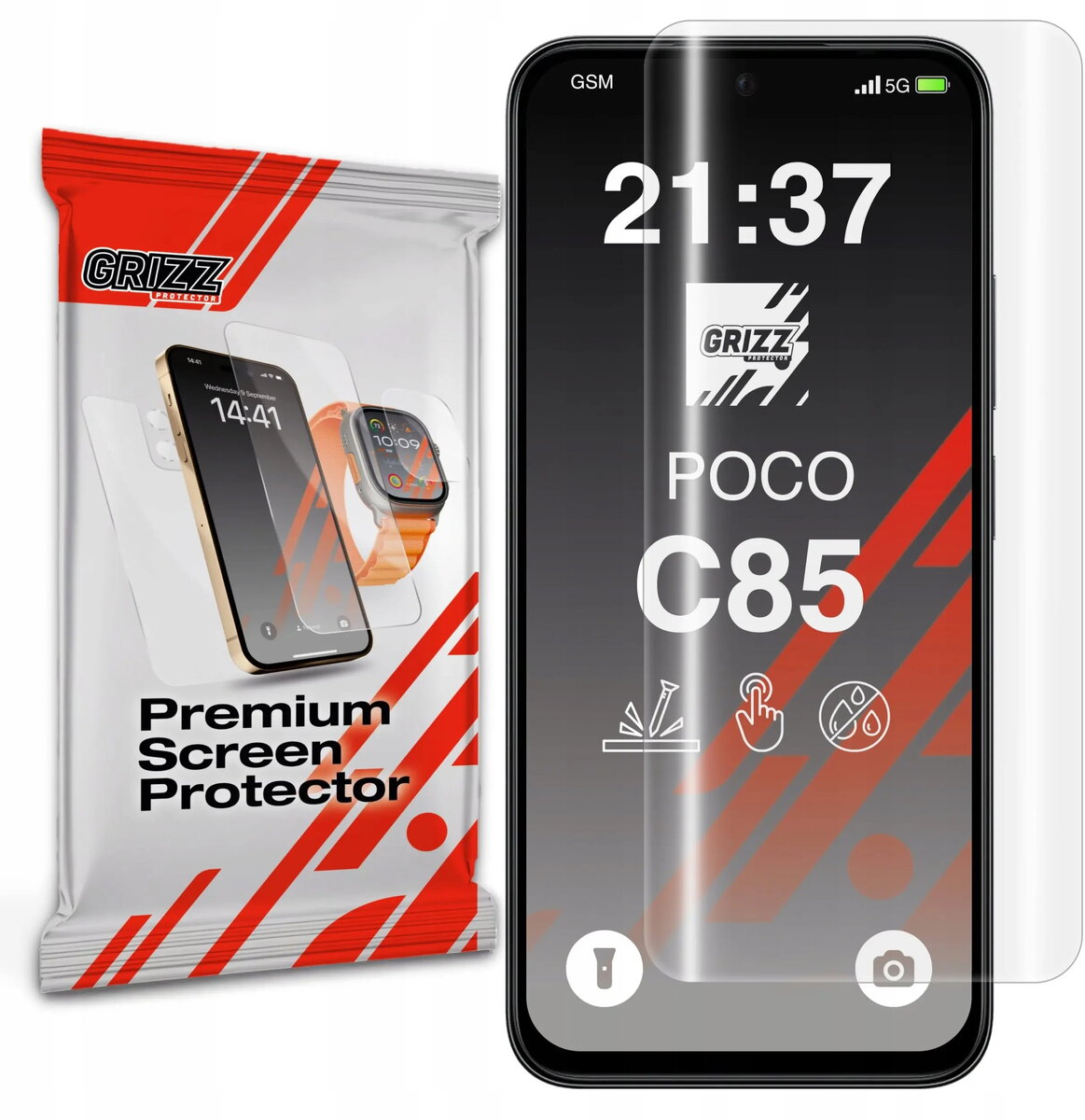 Hidrogelas plēve GrizzGlass Hydrofilm priekš Xiaomi