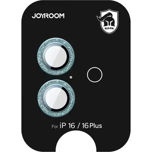 Stikla aizsargs kamerai Joyroom JR‑MSF0301 priekš iPhone 16 / 16 Plus — zaļš