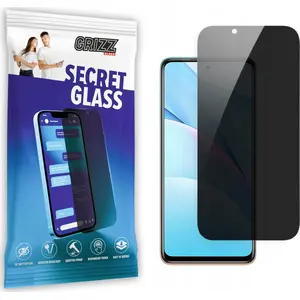 Privātuma rūdītais stikls GrizzGlass SecretGlass priekš Xiaomi Mi 10T Lite, pretspiegošanas aizsargs