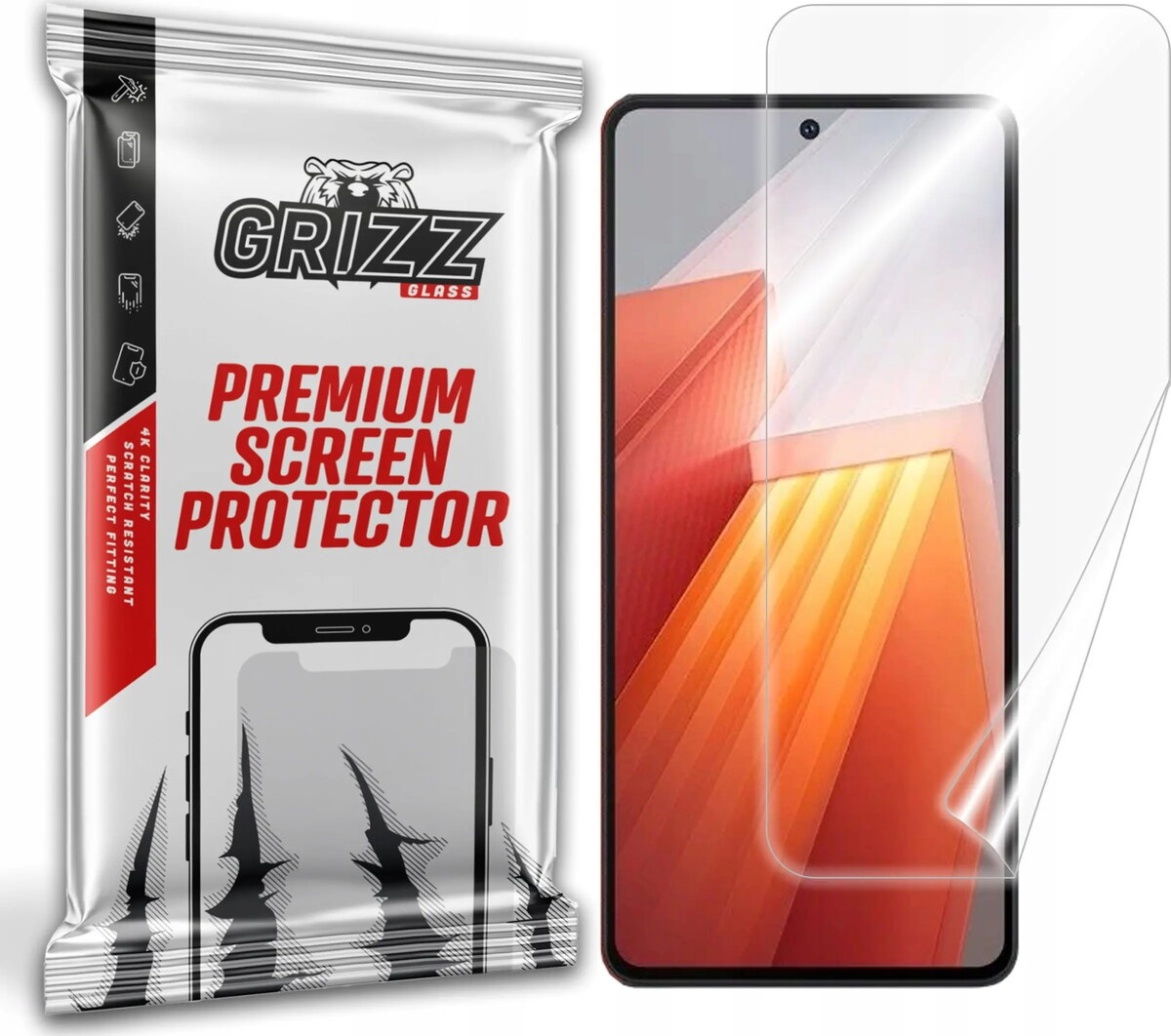 Keramiska ekrāna aizsargplēve GrizzGlass CeramicFilm priekš