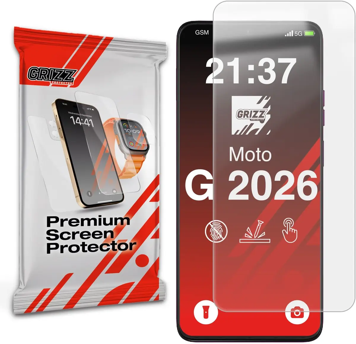 Matēta ekrāna aizsargplēve GrizzGlass PaperScreen priekš