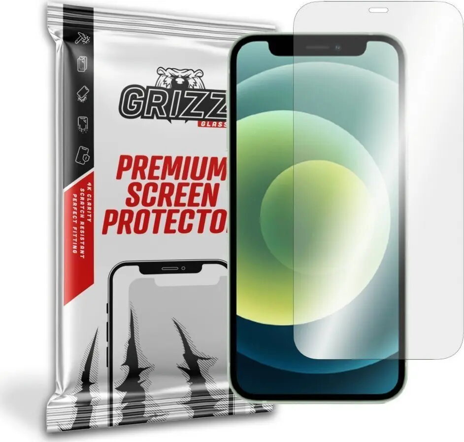 Aizsargstikls GrizzGlass hibrīdais Apple iPhone 12