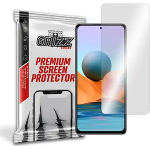 Aizsargstikls GrizzGlass priekš Xiaomi Redmi Note 10 Pro — hibrīdais stikls (GRZ1000)