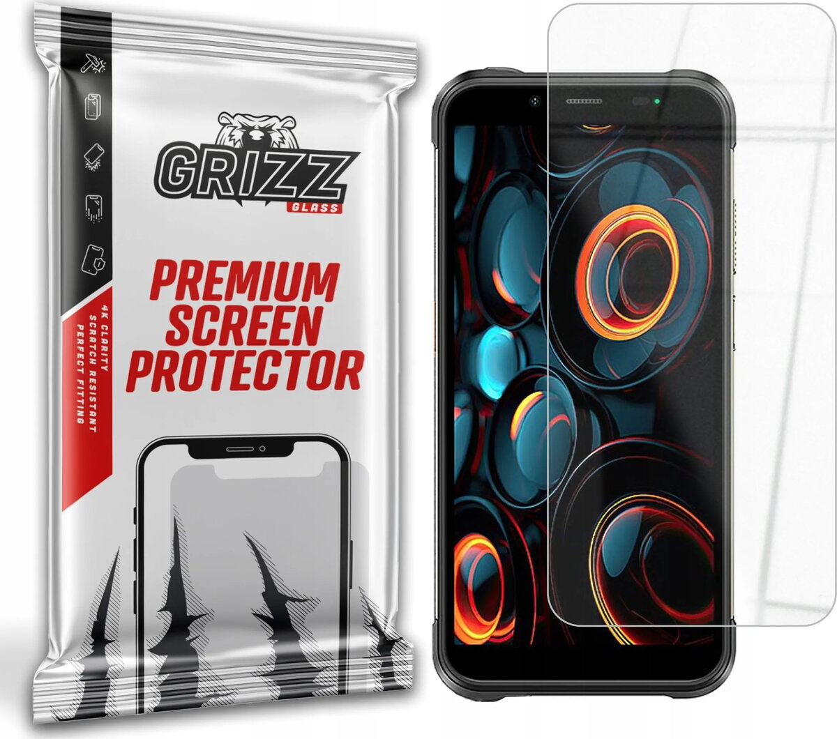 Hibrīda ekrāna aizsargs GrizzGlass HybridGlass priekš