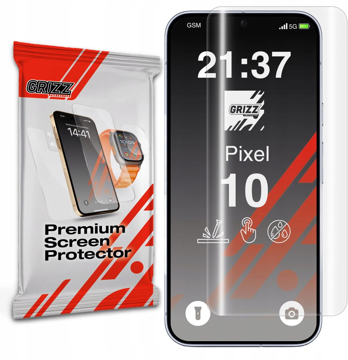 Aizsargplēve GrizzGlass Hydrofilm priekš Google Pixel