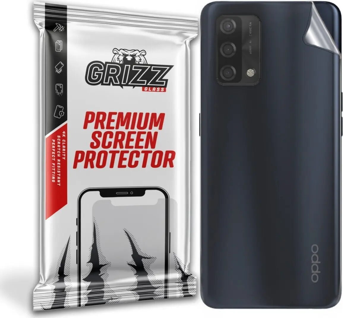 Aizmugures aizsargstikls GrizzGlass priekš Oppo A74