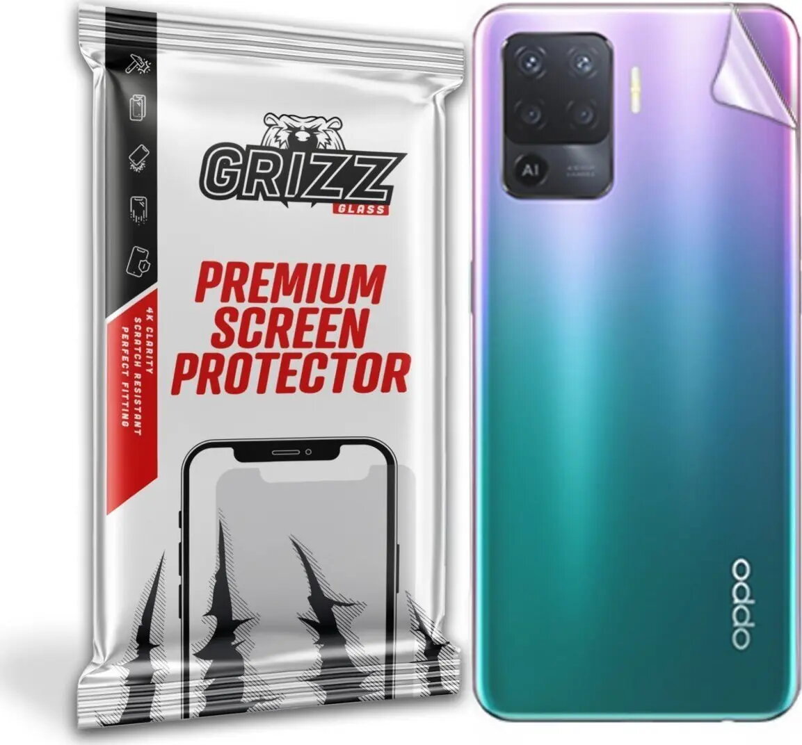 Aizsargplēve GrizzGlass aizmugurei Oppo Reno 5