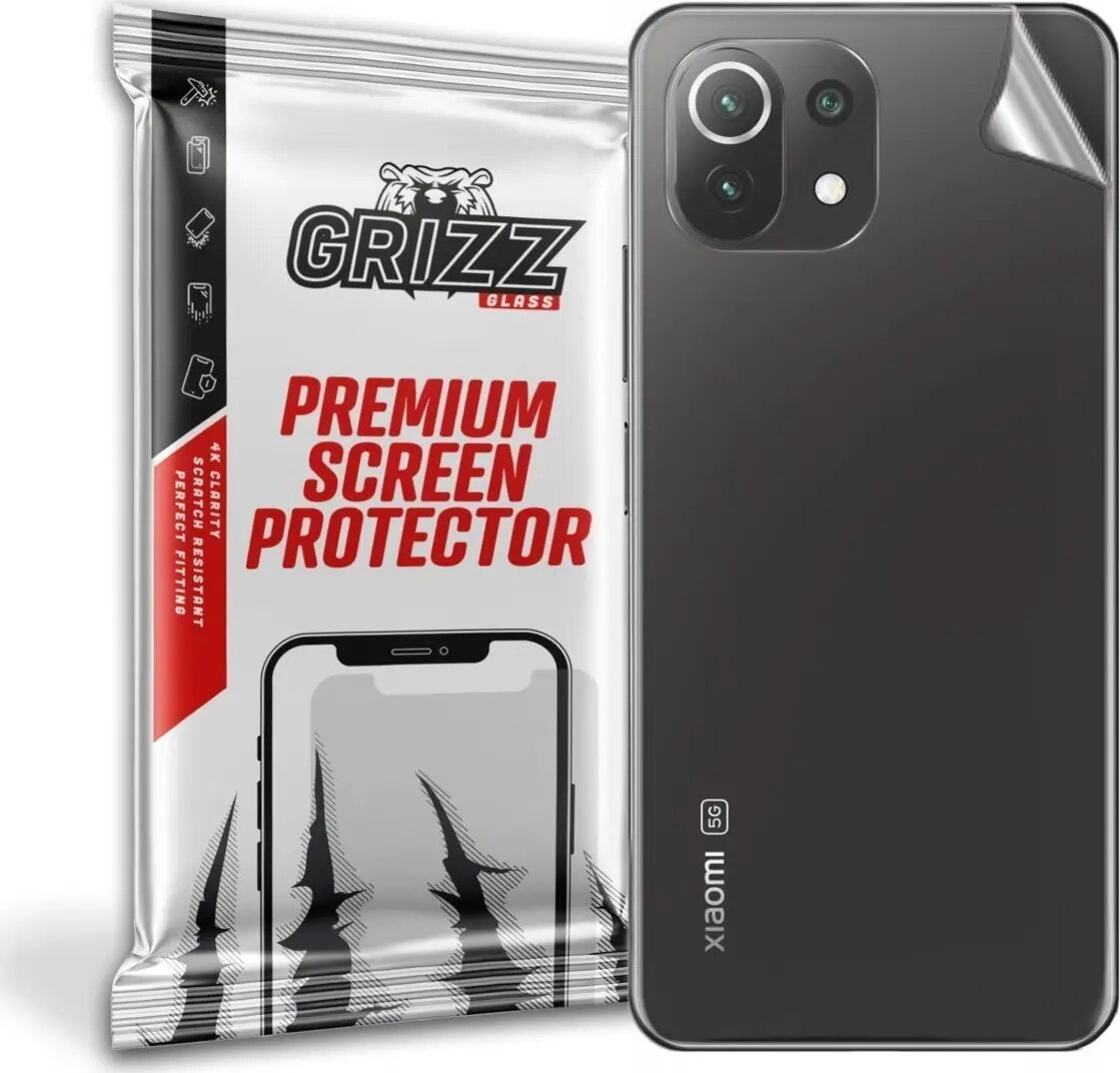 Aizmugures aizsargplēve GrizzGlass priekš Xiaomi 11