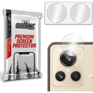 Screen protector GrizzGlass for Realme GT 2 Master Explorer — hybrid glass for camera protection