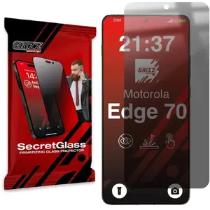 Матовое защитное стекло с приватностью GrizzGlass SecretGlass для Motorola Edge 70