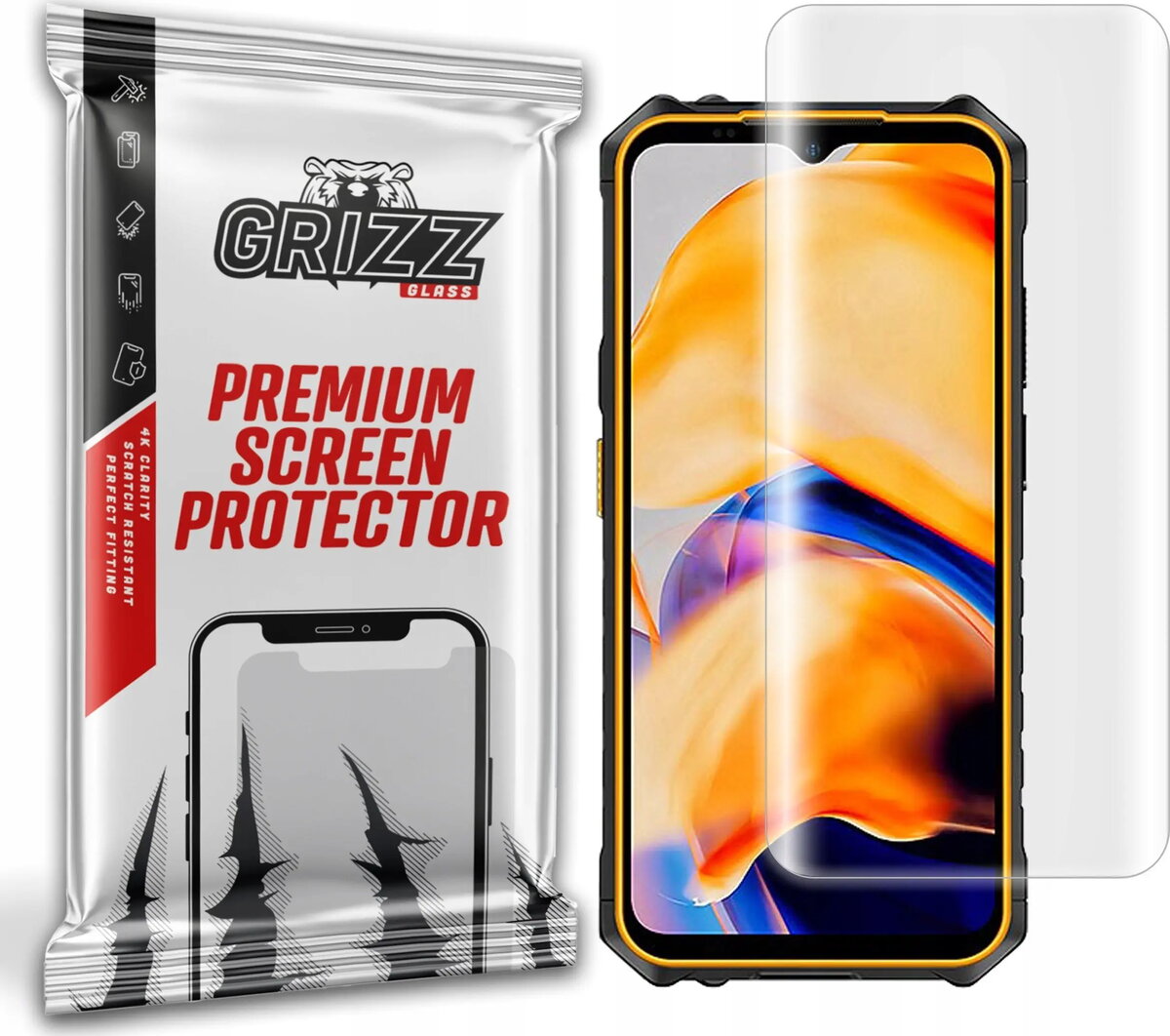 Ekrāna aizsargplēve GrizzGlass Hydrofilm (hidrogēla) priekš