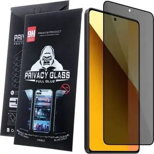 Закалённое приватное защитное стекло TelForceOne для Xiaomi Redmi Note 13 / 13 5G / 13 Pro / 13 Pro 5G, твёрдость 9H