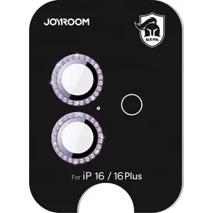 Защитное стекло для объективов Joyroom JR-MSJ0275 для iPhone 16 / 16 Plus, розовое