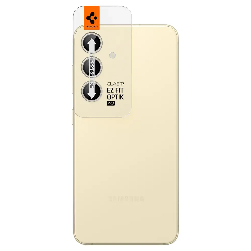 Spigen Glass tR EZ Fit Optik Pro 2 шт. — Samsung Galaxy S24+ Photo 2
