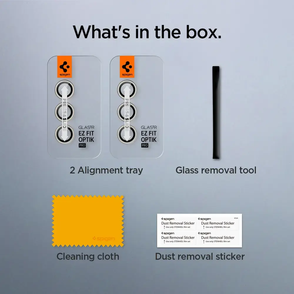 Spigen Glass tR EZ Fit Optik Pro 2 шт. — Samsung Galaxy S24+ Photo 12