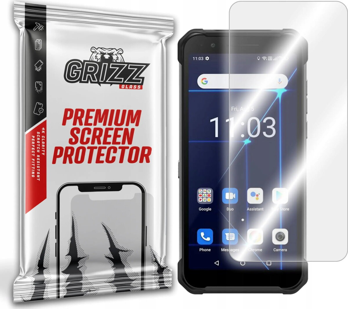 Ekrāna aizsargplēve GrizzGlass Hydrofilm (hidrogel) priekš
