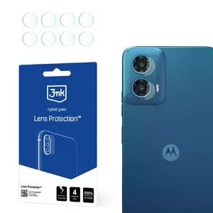 Гибридное защитное стекло на объектив 3MK Lens Protect для Motorola Moto G34 5G (4 шт.)