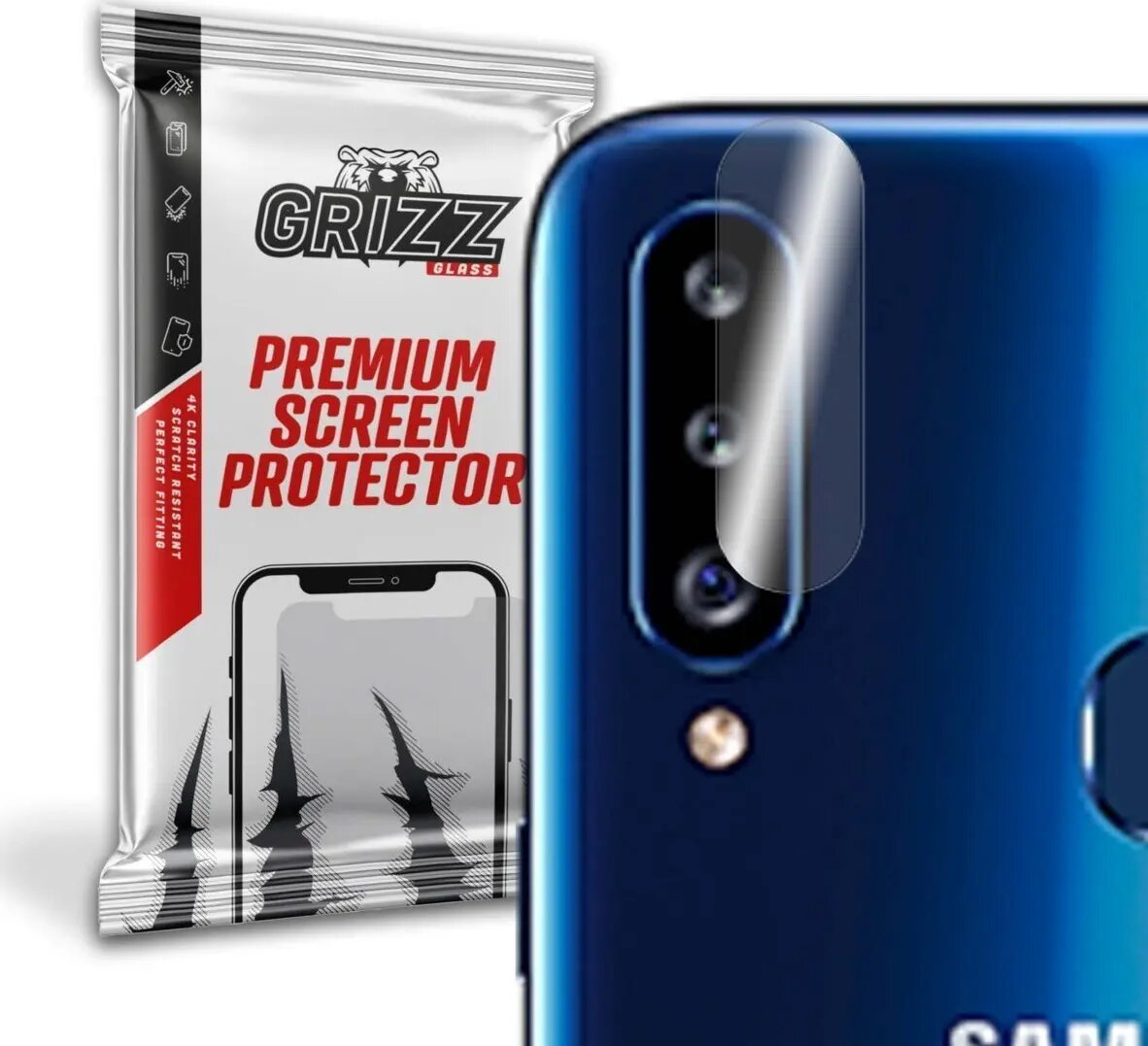 GrizzGlass hibrīda kameras aizsargstikls Samsung Galaxy