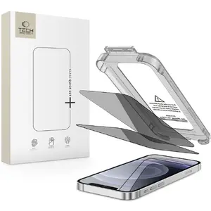 Закалённое приватное защитное стекло Hofi Spy+ Quick Set для iPhone 12 / 12 Pro, 2 шт.
