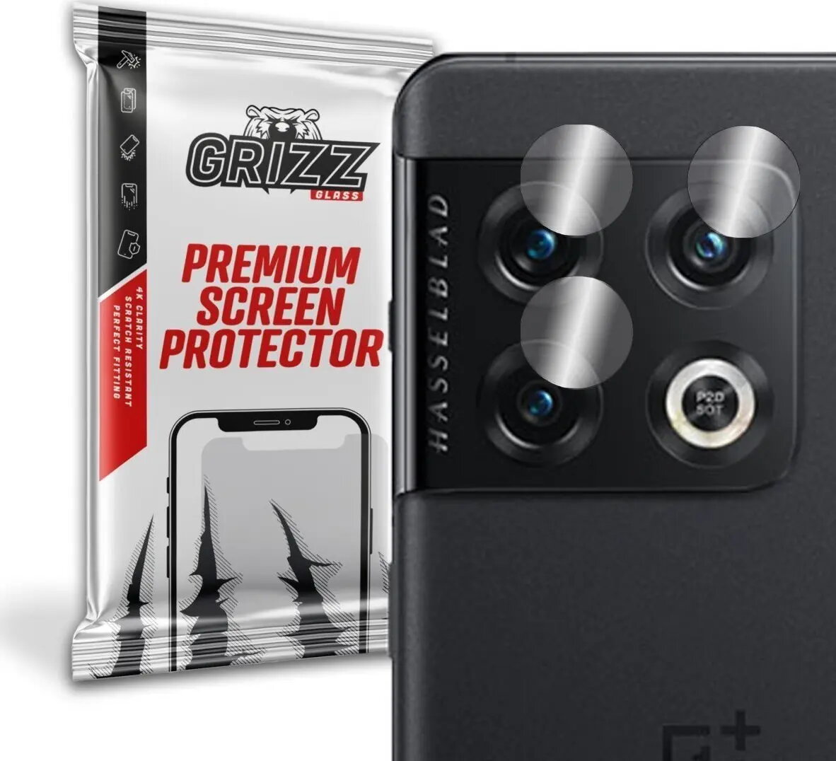 Hibrīda aizsargstikls kamerai GrizzGlass priekš OnePlus