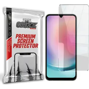 Защитное стекло GrizzGlass HybridGlass для Samsung Galaxy A24 4G (гибридное стекло)