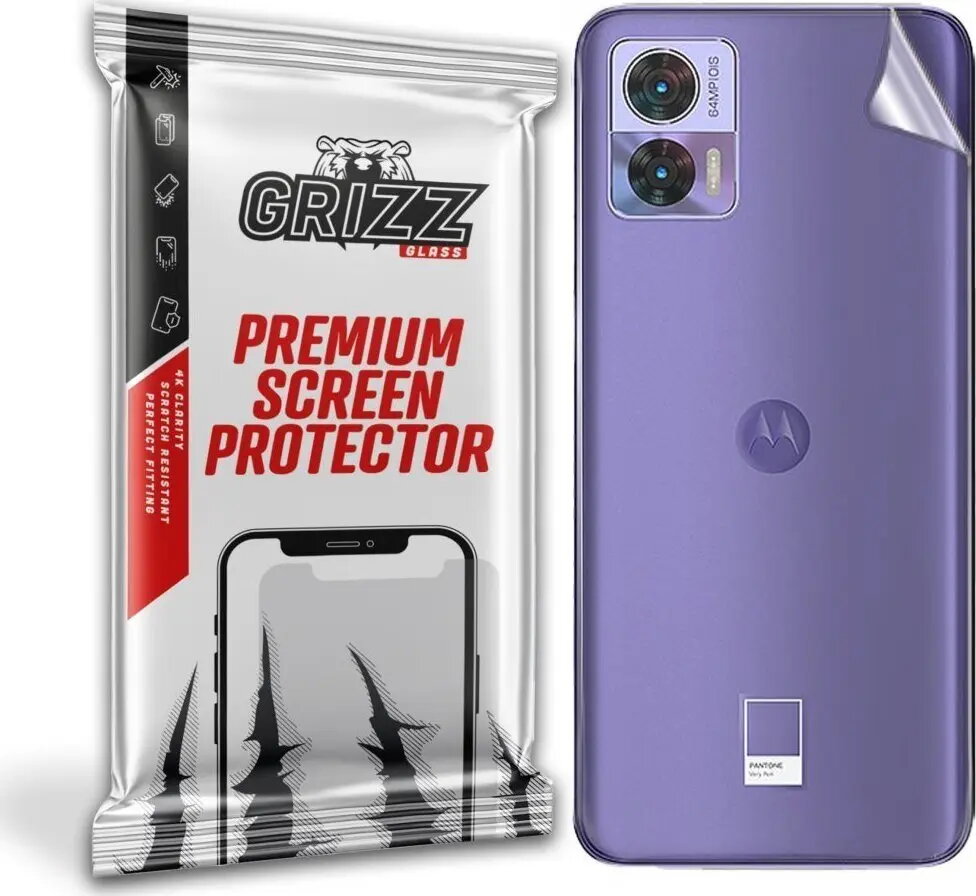 Aizmugures rūdīts stikls GrizzGlass priekš Motorola