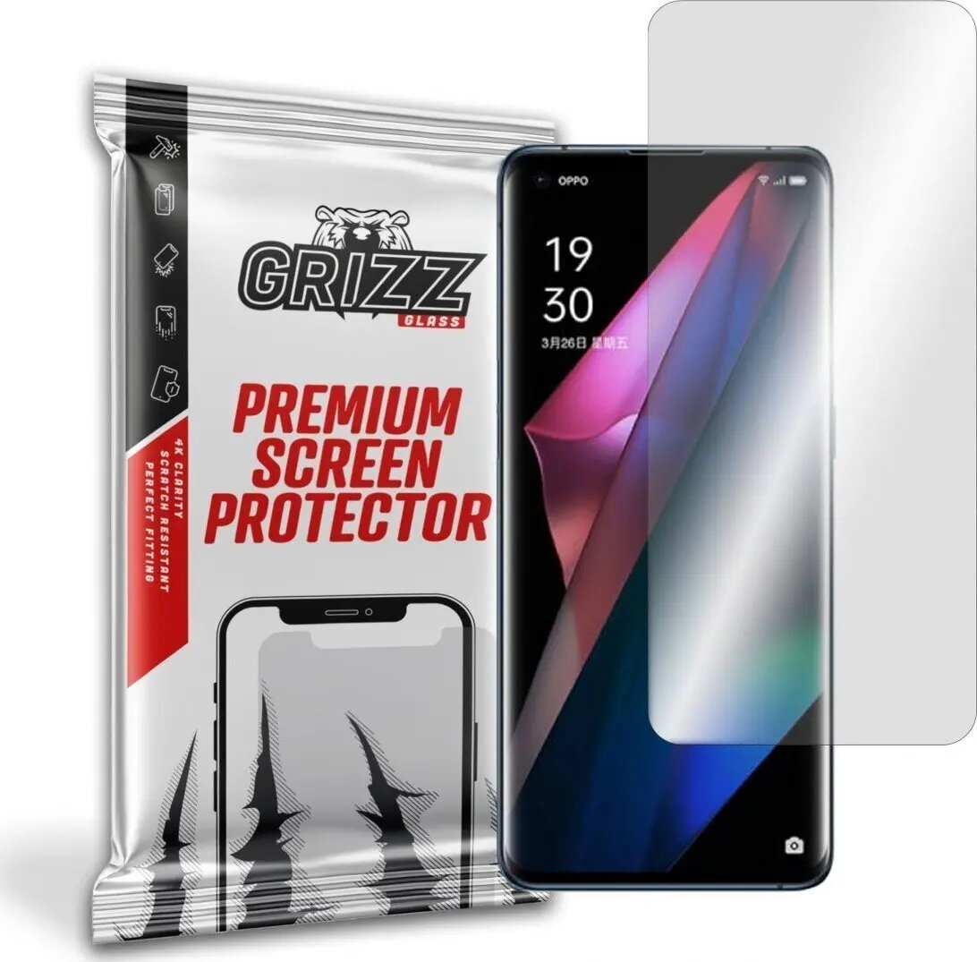 Aizsargplēve GrizzGlass (hidrogēla) priekš Oppo Find